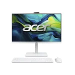 Acer Aspire C24 All-in-One PC | Intel Core 5 120U, 16GB RAM, 512GB SSD, 23.8" FHD 120Hz, wireless keyboard and mouse included, Pearl White
