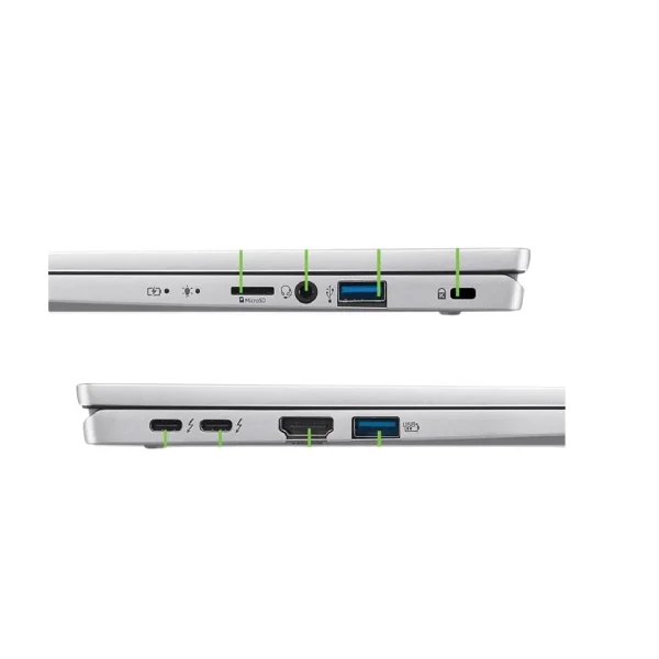 Acer Swift Go 14 | Intel Ultra 7 155H, 16GB RAM, 1TB SSD, 14" WUXGA Touch sRGB100%, Backlit, Win 11, Pure Silver
