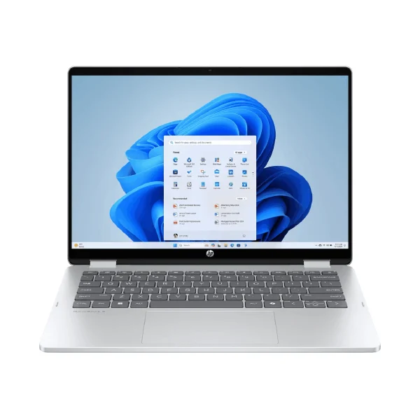 HP OMNIBOOK 5 Flip | Intel Core 5 120U, 8GB RAM, 512GB SSD, Win 1114.1" 2K IPS x360 TouchScreen, Backlit, Glacier Silver