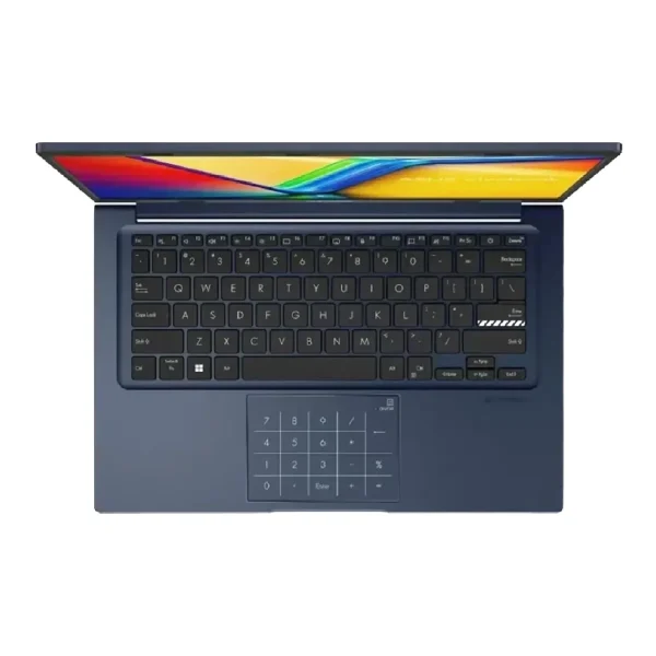 Asus VivoBook 14 | Intel Core 5 120U, 8GB RAM, 256GB SSD, 14" FHD, NUMPAD 2.0, Win 11, Quiet Blue