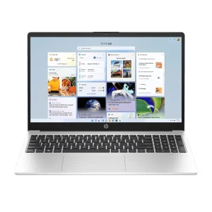 HP 255R G10 Notebook PC | AMD Ryzen 5 7530U, 16GB RAM, 512GB SSD, 15.6″ FHD, Turbo Silver